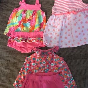 6-9 months baby girl lot (strawberry dress sold)